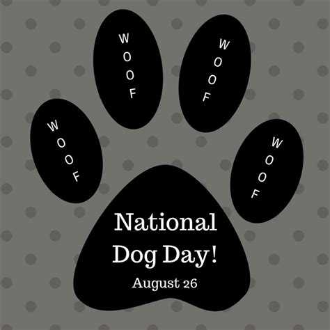 National Dog Day August 26 National Days National Holidays August 26