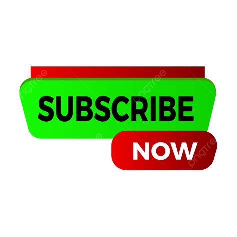 Subscribe Now Social Media Design Element Vector Subscribe Now Social