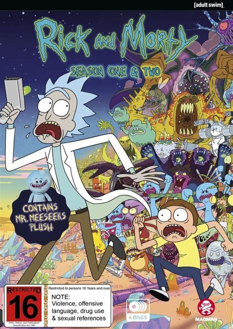 Rick And Morty Season 1 And 2 Dvd Buy Now At Mighty Ape Nz
