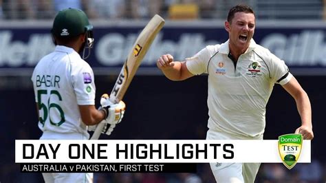 Pakistan Vs Australia 1st Test Day 1 Highlights Pak Vs Aus 2019