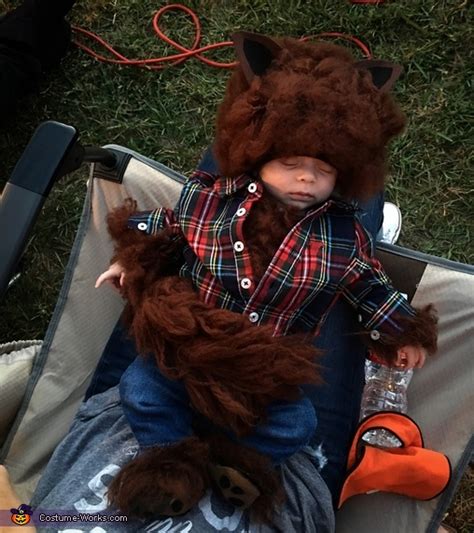 This werewolf costume is not only my greatest work but also the star of a werewolf movie idea soon. Baby Werewolf Costume | Easy DIY Costumes