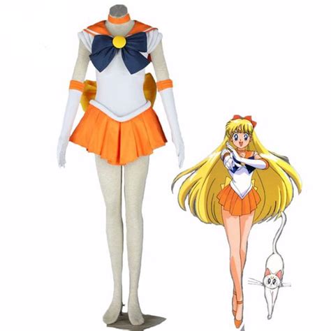 Anime Sailor Moon Sailor Venus Aino Minako Cosplay Halloween Cosplay Shop