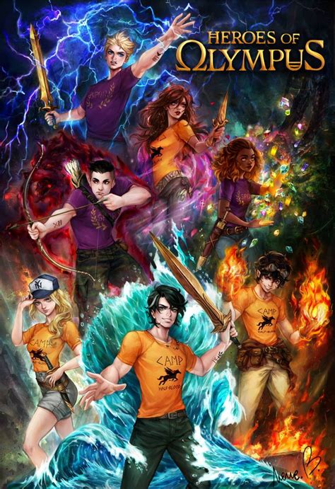 Heroes Of Olympus By Aireenscolor On Deviantart Percy Jackson Personajes Percy Jackson