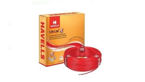 Red Fire Proof Pvc Copper Havells Single Core Electrical Wire Related
