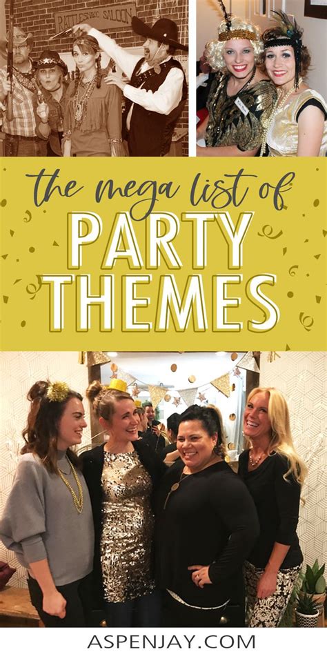 200 Party Themes For Adults In 2023 The Mega List Adult Party Themes Adult Birthday Party