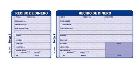 Recibo De Dinero Pcform 13 Carta Blanco Cazul 50 Hojas 9900 En