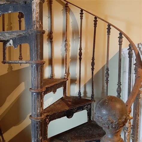 Antique Cast Iron Spiral Staircase Piet Jonker