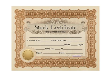 40 Free Stock Certificate Templates Word Pdf ᐅ Artofit