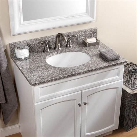 With the uniquely designed integrated. 31" Granite Vanity Top with Undermount Sink in 2020 ...