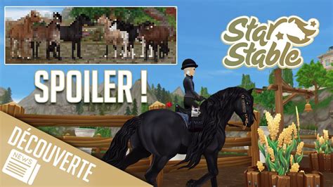 Spoiler Dun New Cheval Maj Cachées And Course Star Stable Online