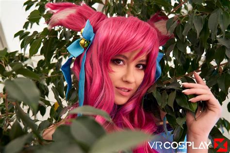 League Of Legends Ahri Spirit Blossom Cosplay By Eyla Moore VR Porn