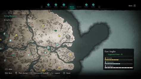 Assassin S Creed Valhalla East Anglia Treasure Hoard Map Location And