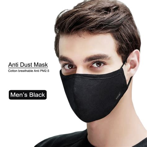 Winter Cotton Black Mask On Mouth Anti Pm Dust Mouth Mask With Activated Carbon Filter Korean