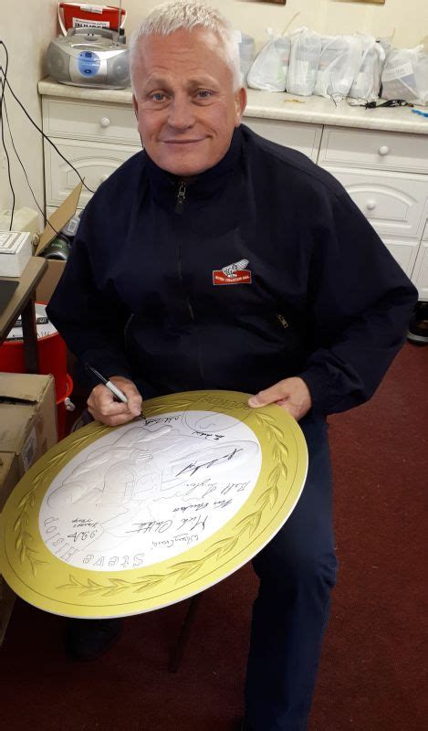 Hislop Presentation Boards Are Being Signed By Tt Riders And Vips Isle Of Man Post Office
