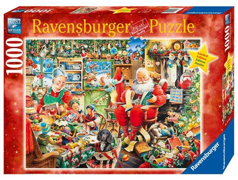 Santas Final Preparations ~ A 1000 Piece Jigsaw Puzzle By