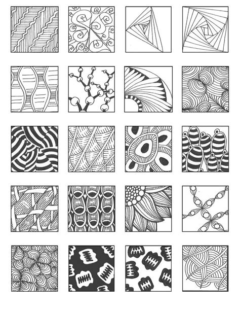 Noncat12 Zentangle Patterns Doodles Zentangles Doodle Patterns