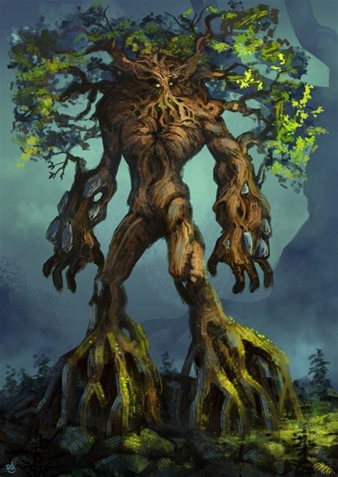 The Ent By Przemek Świszcz Arte De Criaturas Míticas Criaturas