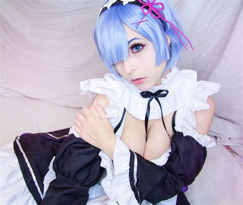 Rem Re Zero Cosplay By Gamevip On Deviantart Hot Sex Picture