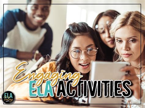 20 Engaging Ela Activities Ela Today