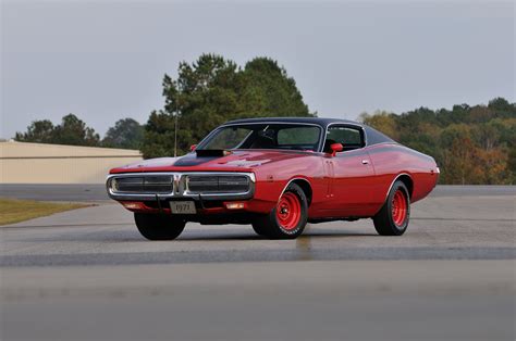 1971 Dodge Hemi Charger Rt Pilot Car Red Muscle Classic Old