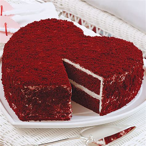 Big Heart Red Velvet Cake Sandra Lee