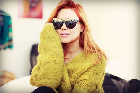 Fuzzyfindings Ginger And Curry A Yummy Combination Fashion Knitwear Sunglasses Women
