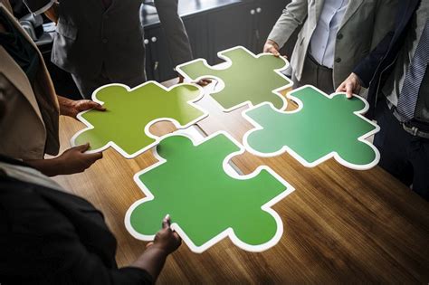 Business People Connecting Puzzle Pieces Free Photo Rawpixel