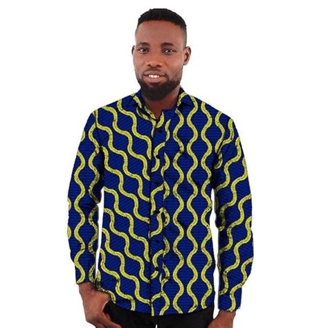 Natural Mens African Clothing Dashiki Men 2 Pieces Top And Y10875