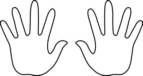 Free Printable Hands, Download Free Printable Hands png images, Free