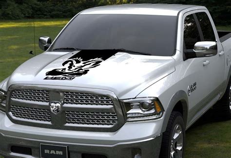 Introduced in 2002 for the 2003 model year, not much has i have a 2012 dodge ram 1500 with 320,000 km. Product: Hood vinyl decal rally stripe Dodge Ram 1500 ...