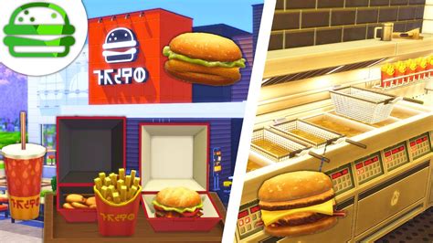 Fast Food Set The Sims 4 Sims 4 Fast Food Sims 4 Body Mods Vrogue