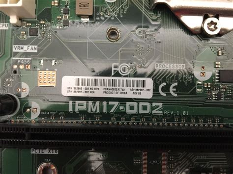 HP Envy 750 Series IPM17 DD2 Intel LGA1151 Motherboard 862992 602