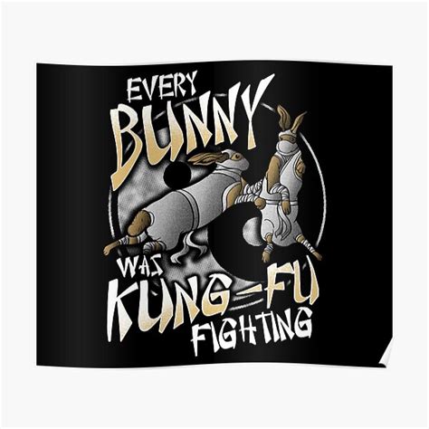 Every Bunny Was Kung Fu Fighting Funny Martial Arts Bunnies Parody
