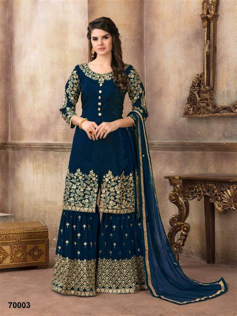 Shop Sharara Suits Aanaya 70000 Online Artistryc Fashion Store Dress Materials Sarara Dress