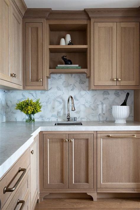 Modern White Oak Kitchen Cabinets Two Birds Home