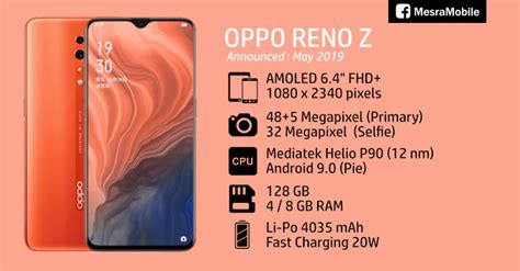 Quad 48mp + 13mp + 8mp + 2mp front camera : Oppo Reno Z Price In Malaysia RM1499 - MesraMobile