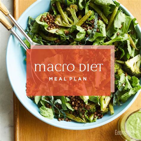 They avoid processed foods, grain, sugar, and usually dairy. Macros Diet Meal Plan | EatingWell