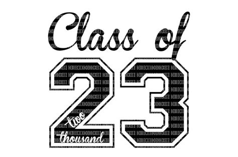 Class Of 2023 Svg Printable Clipart Graduation Cut File