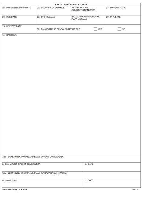 Da Form 1058 Application For Active Duty For Training Active Duty