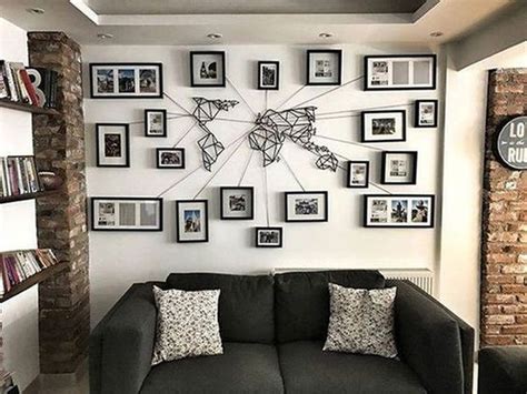 35 Easy and Cheap DIY Wall Decor For Living Room - Homeflish
