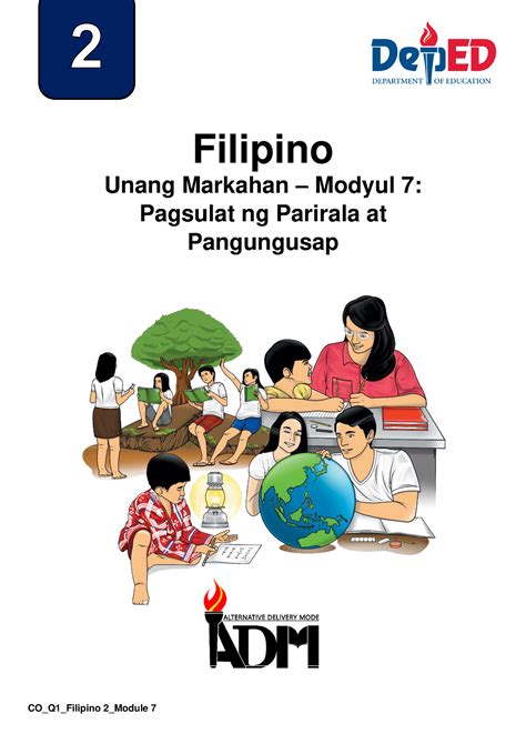 Filipino Grade Week Pagsulat Ng Parirala At Pangungusap Gamit Ang My