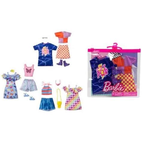 Barbie Fashions 2 Pack Clothing Set 2 Outfits Doll