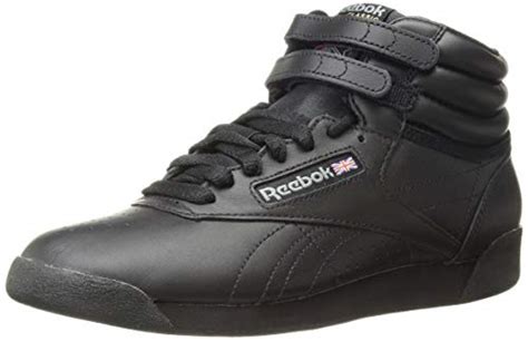Reebok Womens Freestyle Hi Walking Shoe Black 55 Amazon Price