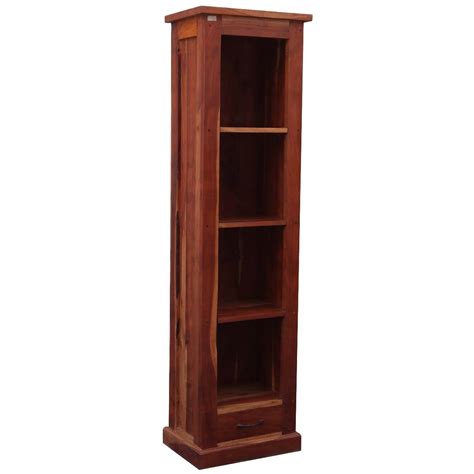 Solid Wood Tall Narrow Bookcase • Deck Storage Box Ideas