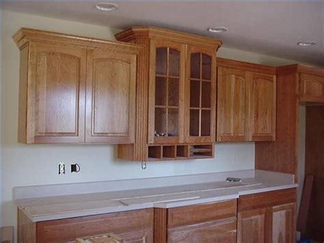 Distinct properties exist within wood and you'll. How to Cut Crown Molding for Kitchen Cabinets | eHow