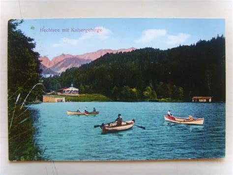 Cartolina Originale Tirolese Kufstein Hechtsee Del Eur Picclick It
