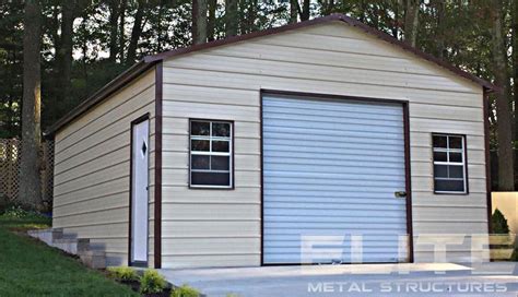 20wx26lx9h Metal Garage Storage Building Elite Metal Structures