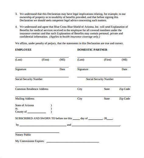 13 Domestic Partnership Agreements To Download Sample Templates