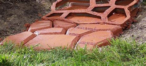 Precast Mold Walkway. $14 with step by step directions. Do It Yourself