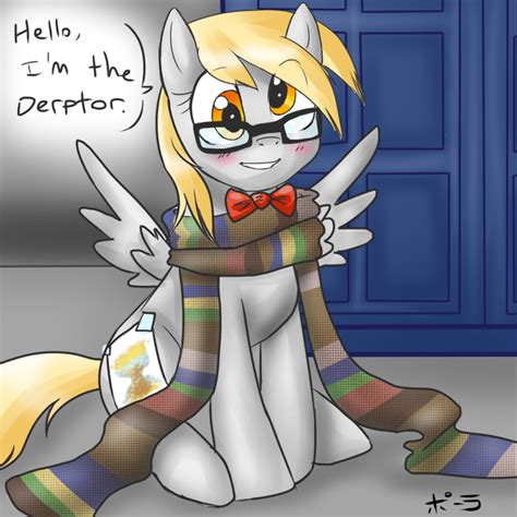 Derpy Did You Steal The Doctors Scarf Again Derpy Hooves Doctor